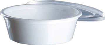 10316 Rundbecher mit Deckel 50 ml weiß (10316)