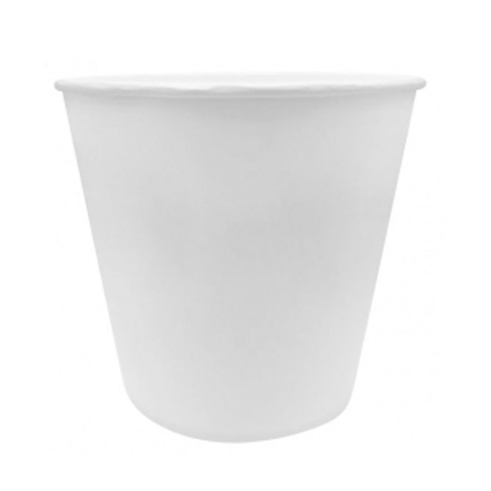 B130_1_Hartpapierbecher_weiss_uni_gross Laborbecher Industriebecher Hartpapier 3850 ml weiß (1x 250 Stk.)