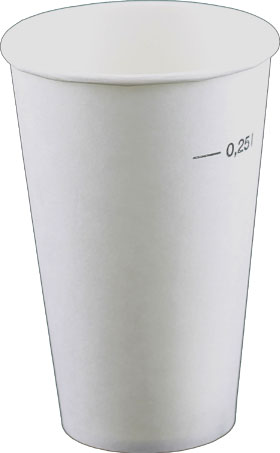 pa25-1010 Laborbecher Hartpapier 250 ml weiß (PA25-1010)
